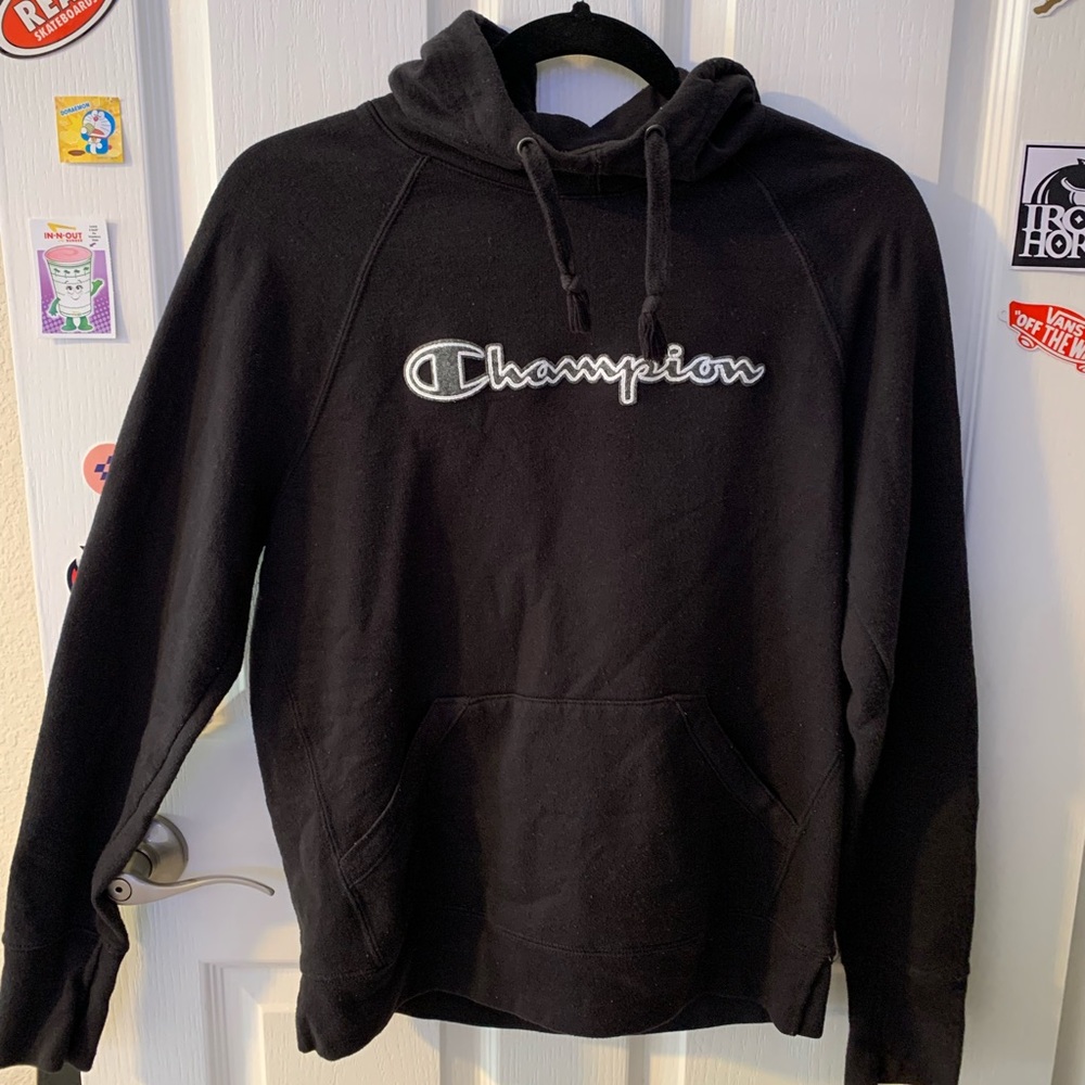 Black CHAMPION Hoodie
